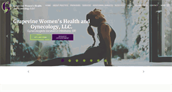 Desktop Screenshot of grapevinewomenshealth.com